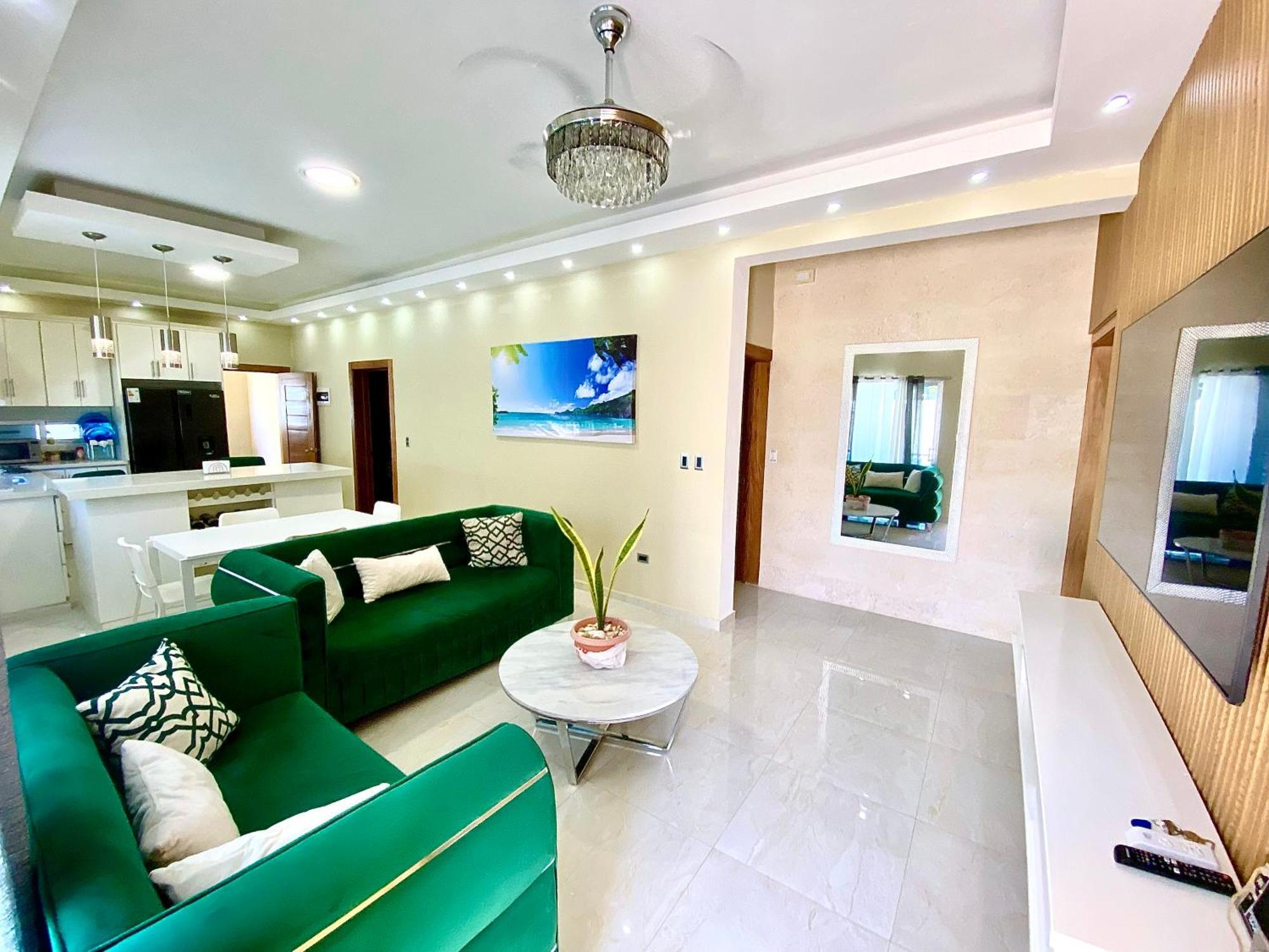 Elegante Apartamento A 100 Mts La Playa De Los Minos Rsj Río San Juan Exteriör bild